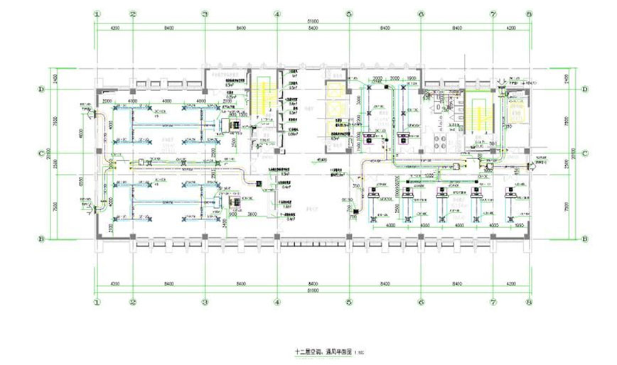 实验室空调、排风系统图